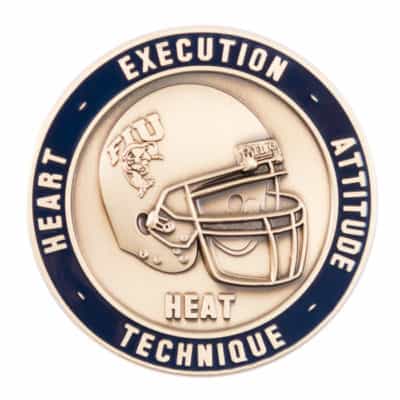 FIU Football Challenge Coin Front