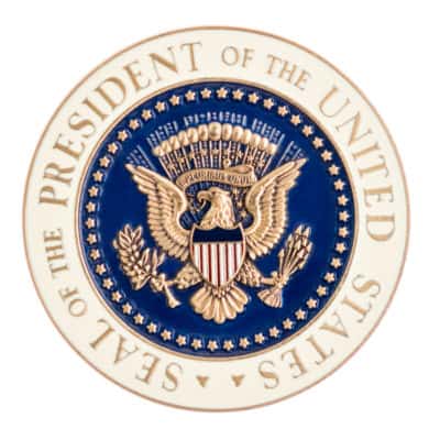 George Bush Medallion Back