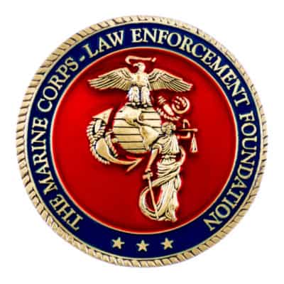 Marine Corps Law Enforcement Foundation Challenge Coin Front