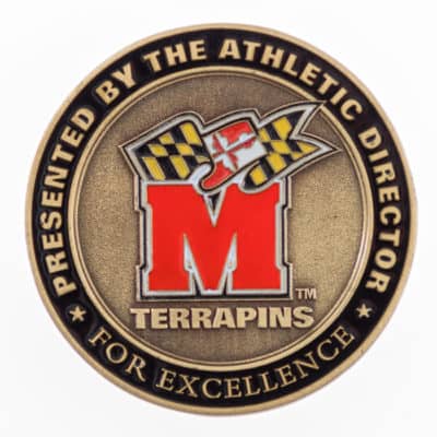 Maryland Challenge Coin Back