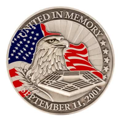United In Memory Coin Obverse