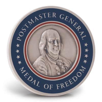 Postmaster General Medal of Freedom Medallion Front