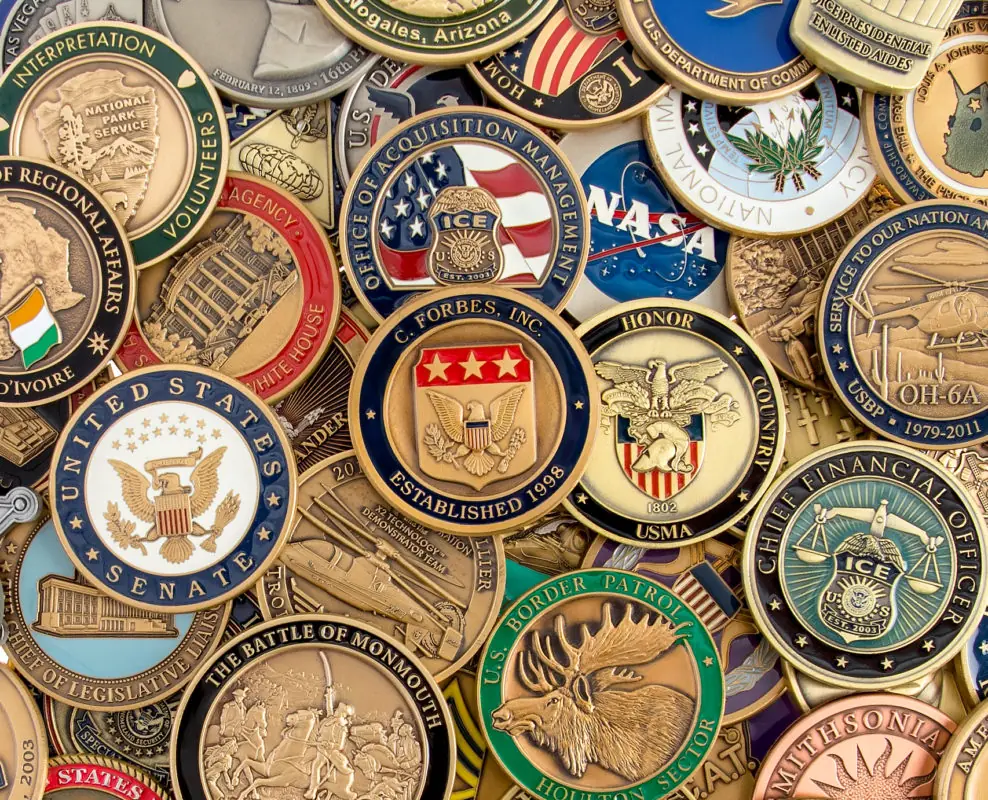 group of coins