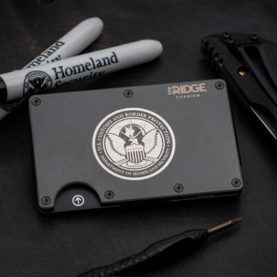 laser etched ridge wallet